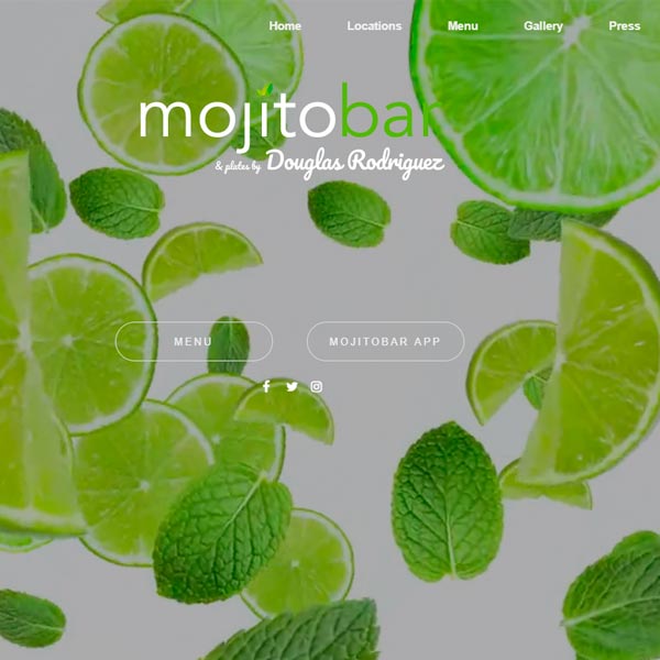 The mojito bar